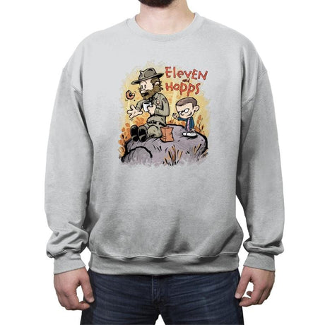 Eleven and Hopps - Crew Neck Sweatshirt Crew Neck Sweatshirt RIPT Apparel Small / Sport Gray