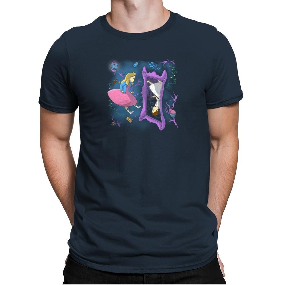 Eleven in Upside Downland Exclusive - Mens Premium T-Shirts RIPT Apparel Small / Indigo