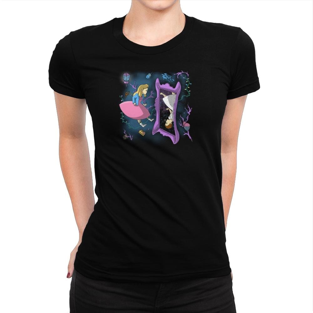 Eleven in Upside Downland Exclusive - Womens Premium T-Shirts RIPT Apparel Small / Indigo