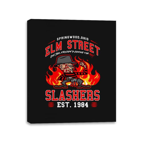 Elm Street Slashers - Canvas Wraps Canvas Wraps RIPT Apparel 11x14 / Black