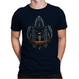 Emblem of a Forgotten King - Mens Premium T-Shirts RIPT Apparel Small / Midnight Navy