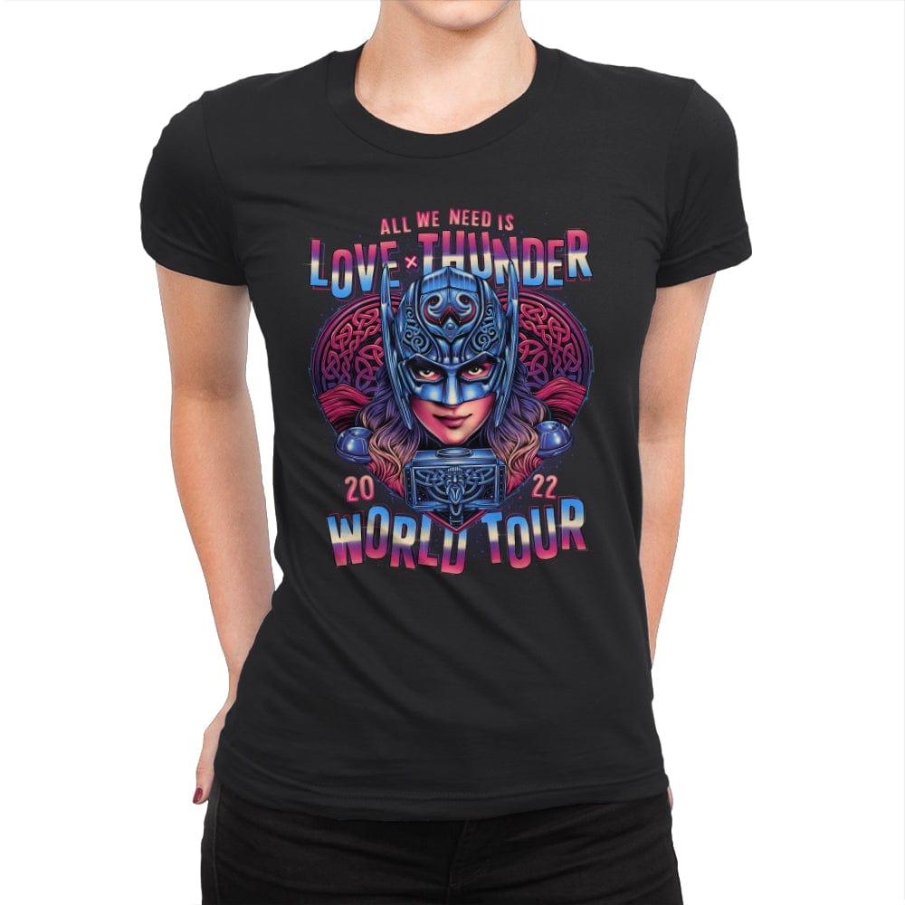 Emblem of Love - Womens Premium T-Shirts RIPT Apparel Small / Black