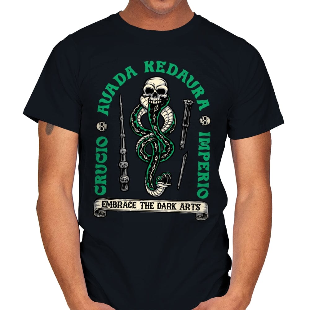Embrace the Dark Arts - Mens T-Shirts RIPT Apparel Small / Black