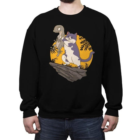 Embrace Your Food - Crew Neck Sweatshirt Crew Neck Sweatshirt RIPT Apparel Small / Black