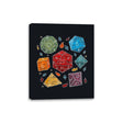 Embroidery Dice - Canvas Wraps Canvas Wraps RIPT Apparel 8x10 / Black
