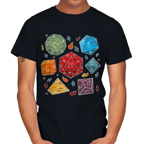 Embroidery Dice - Mens T-Shirts RIPT Apparel Small / Black