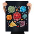 Embroidery Dice - Prints Posters RIPT Apparel 18x24 / Black