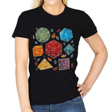 Embroidery Dice - Womens T-Shirts RIPT Apparel Small / Black