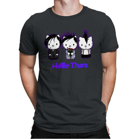 Emo Kitties - Mens Premium T-Shirts RIPT Apparel Small / Heavy Metal