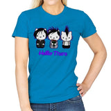 Emo Kitties - Womens T-Shirts RIPT Apparel Small / Sapphire