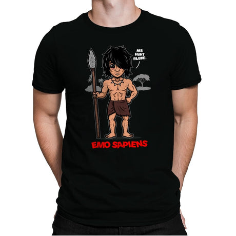 Emo Sapiens - Mens Premium T-Shirts RIPT Apparel Small / Black