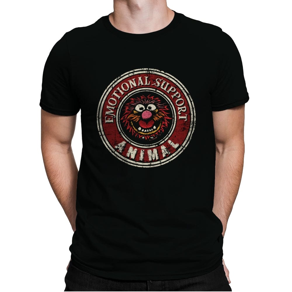 Emotional Support Animal - Mens Premium T-Shirts RIPT Apparel Small / Black