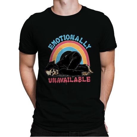 Emotionally Unavailable - Mens Premium T-Shirts RIPT Apparel Small / Black