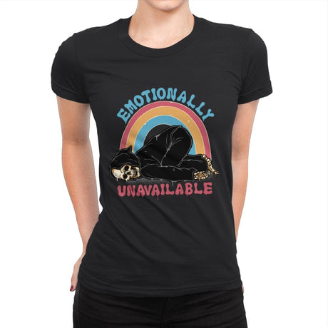 Emotionally Unavailable - Womens Premium T-Shirts RIPT Apparel Small / Black