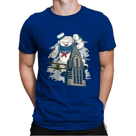 Empire Stay-T Building - Mens Premium T-Shirts RIPT Apparel Small / Royal