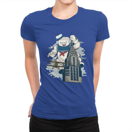 Empire Stay-T Building - Womens Premium T-Shirts RIPT Apparel Small / Royal