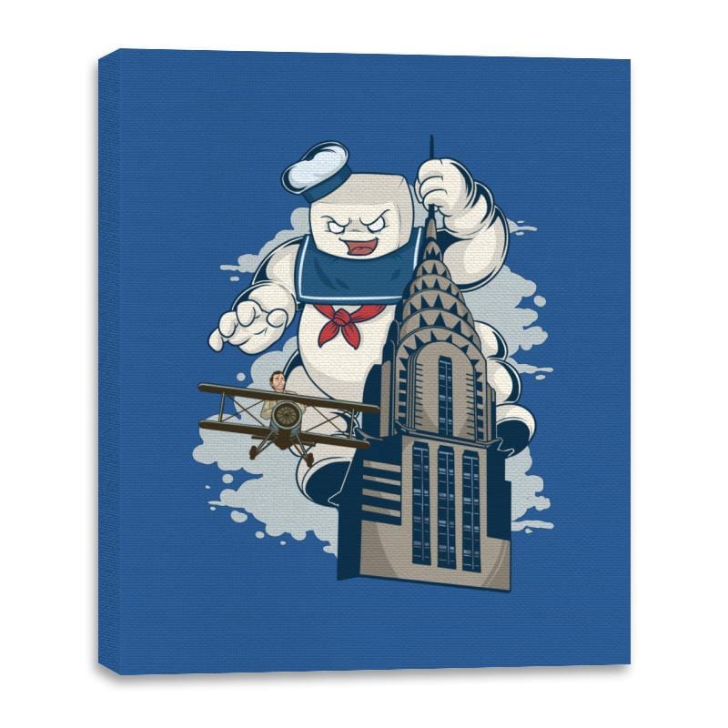 Empire Stayt-Puft - Canvas Wraps Canvas Wraps RIPT Apparel 16x20 / Royal