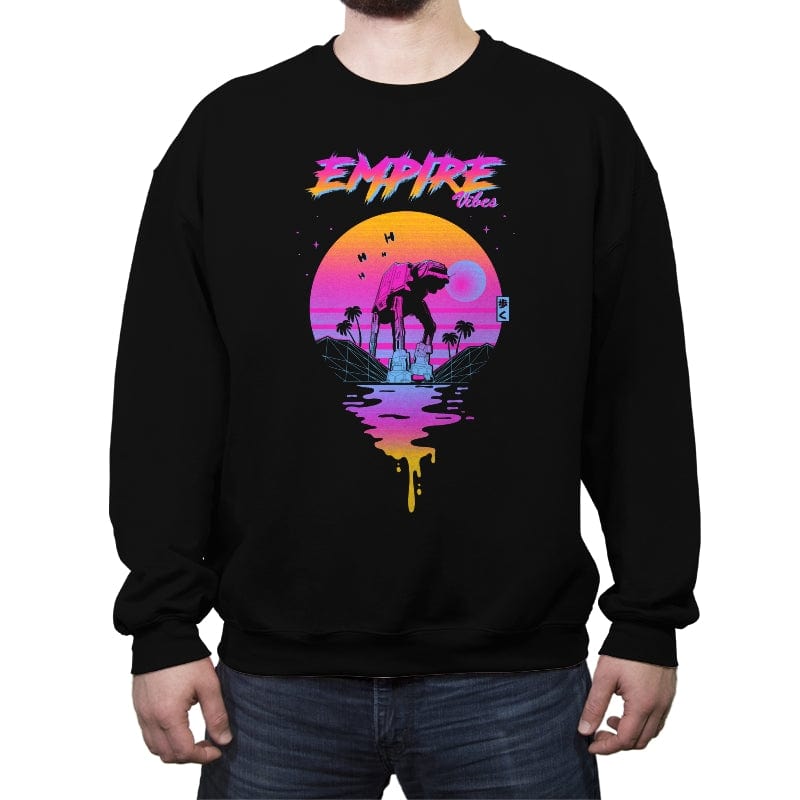Empire Vibes - Crew Neck Sweatshirt Crew Neck Sweatshirt RIPT Apparel Small / Black