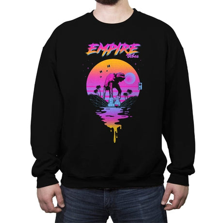 Empire Vibes - Crew Neck Sweatshirt Crew Neck Sweatshirt RIPT Apparel Small / Black