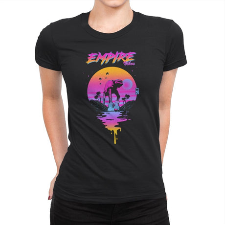 Empire Vibes - Womens Premium T-Shirts RIPT Apparel Small / Black