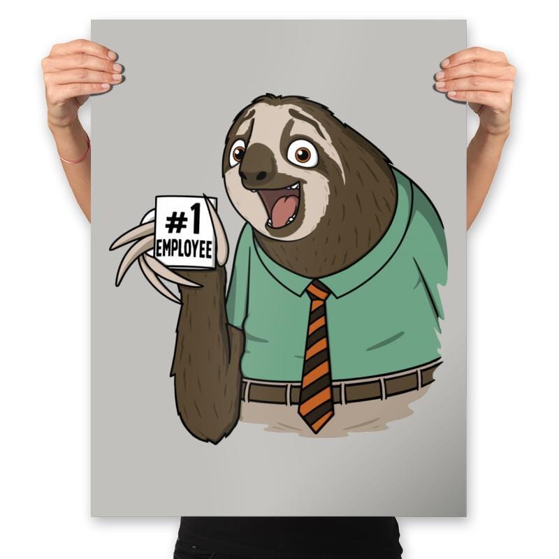 Employee Number 1 - Prints Posters RIPT Apparel 18x24 / Silver