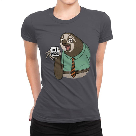 Employee Number 1 - Womens Premium T-Shirts RIPT Apparel Small / Heavy Metal