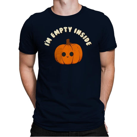Empty Inside - Mens Premium T-Shirts RIPT Apparel Small / Midnight Navy