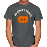 Empty Inside - Mens T-Shirts RIPT Apparel Small / Charcoal