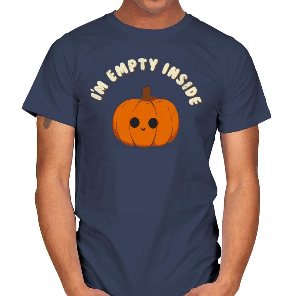 Empty Inside - Mens T-Shirts RIPT Apparel Small / Navy