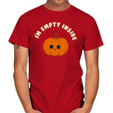 Empty Inside - Mens T-Shirts RIPT Apparel Small / Red