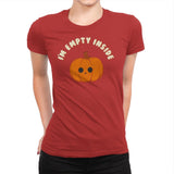 Empty Inside - Womens Premium T-Shirts RIPT Apparel Small / Red