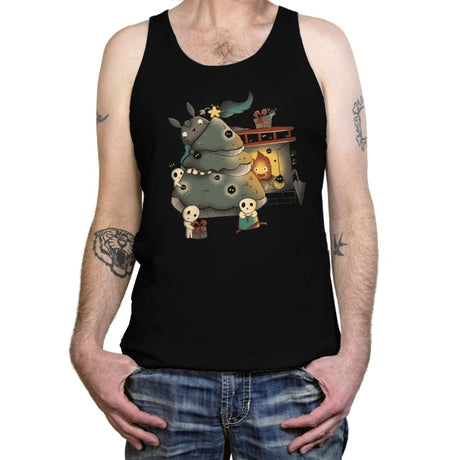Enchanted Family - Tanktop Tanktop RIPT Apparel X-Small / Black