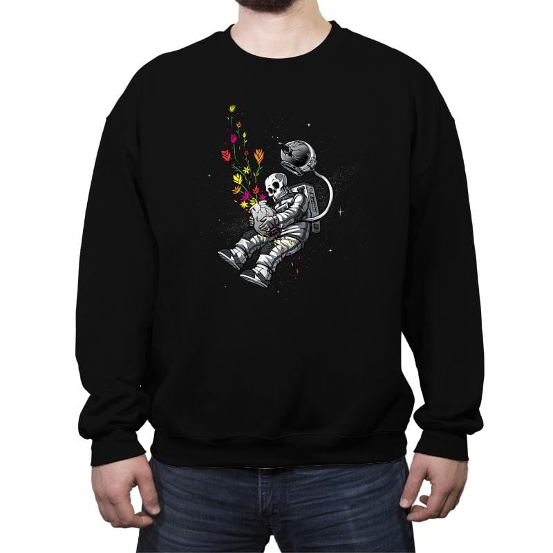 End of Humanity - Crew Neck Sweatshirt Crew Neck Sweatshirt RIPT Apparel Small / Black