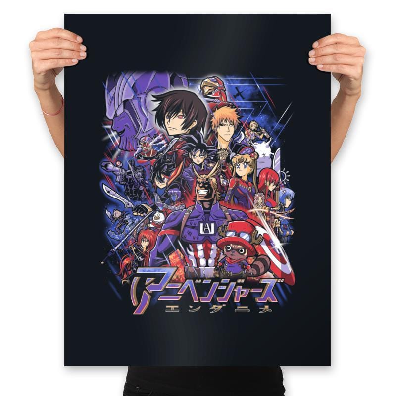 Endanime - Prints Posters RIPT Apparel 18x24 / Black
