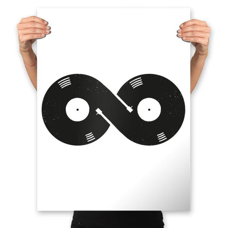 Endless Music - Prints Posters RIPT Apparel 18x24 / White