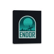 Endor - Geometric and Minimalist Series - Canvas Wraps Canvas Wraps RIPT Apparel 8x10 / Black