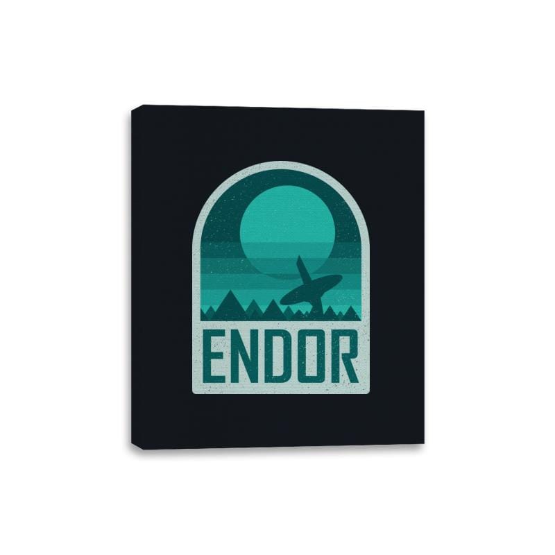 Endor - Geometric and Minimalist Series - Canvas Wraps Canvas Wraps RIPT Apparel 8x10 / Black