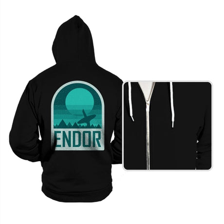 Endor - Geometric and Minimalist Series - Hoodies Hoodies RIPT Apparel Small / Black