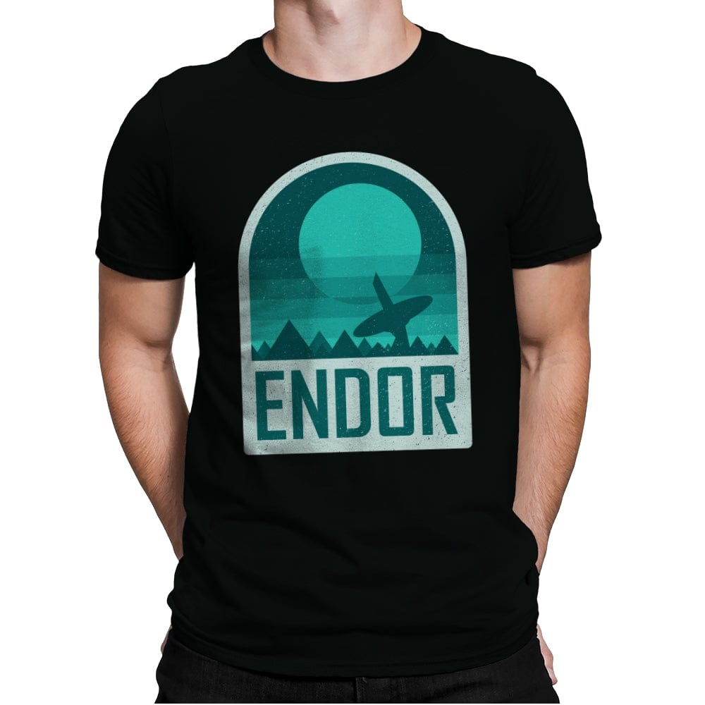 Endor - Geometric and Minimalist Series - Mens Premium T-Shirts RIPT Apparel Small / Black