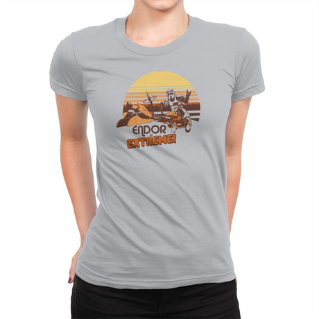 Endor is Extreme Exclusive - Womens Premium T-Shirts RIPT Apparel Small / Heather Grey