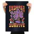 Endure And Survive - Prints Posters RIPT Apparel 18x24 / Black