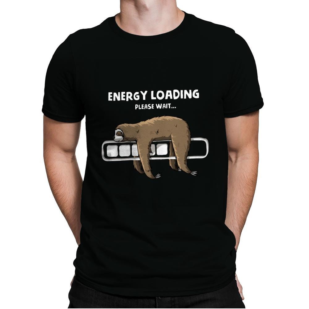 Energy loading - Mens Premium T-Shirts RIPT Apparel Small / Black