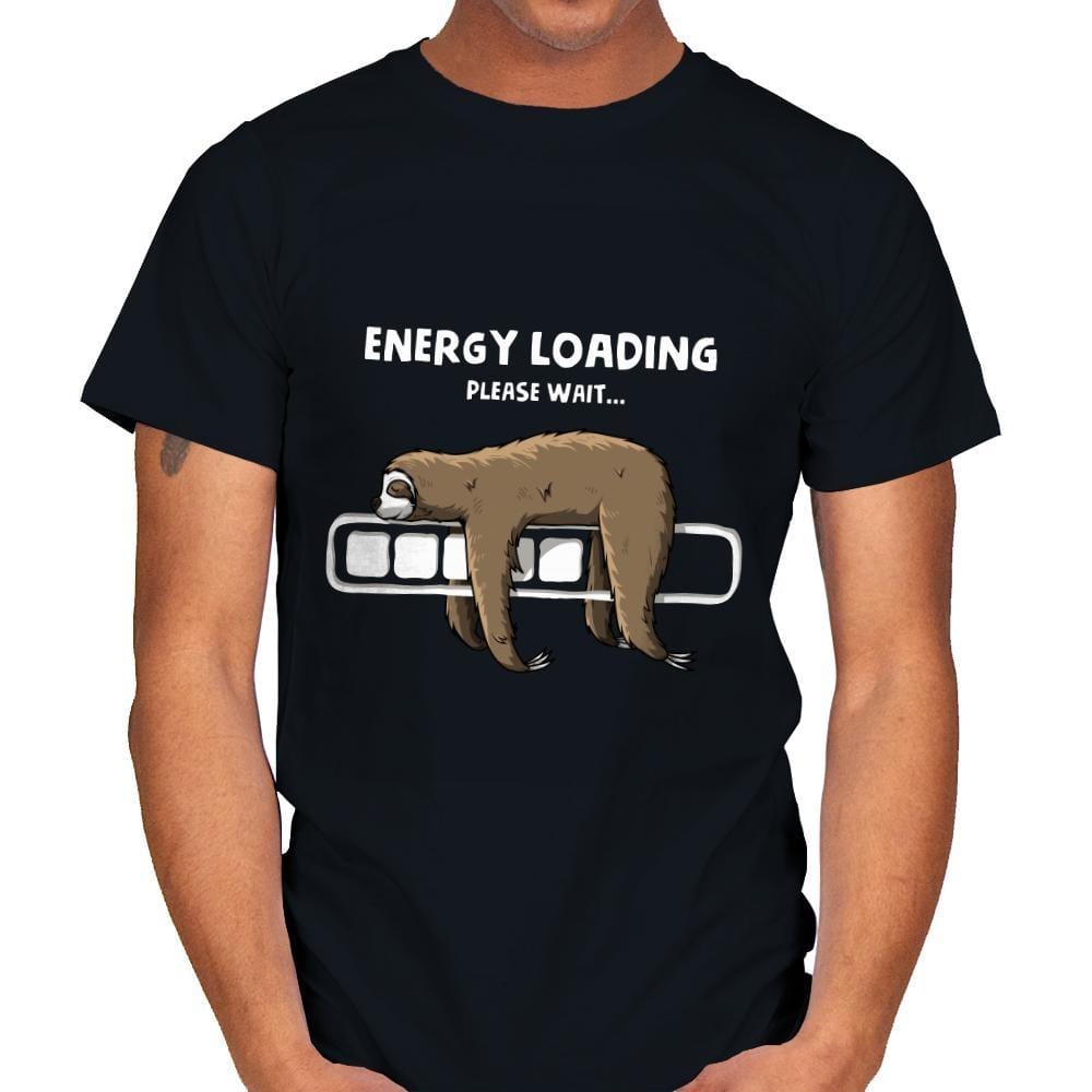 Energy loading - Mens T-Shirts RIPT Apparel Small / Black