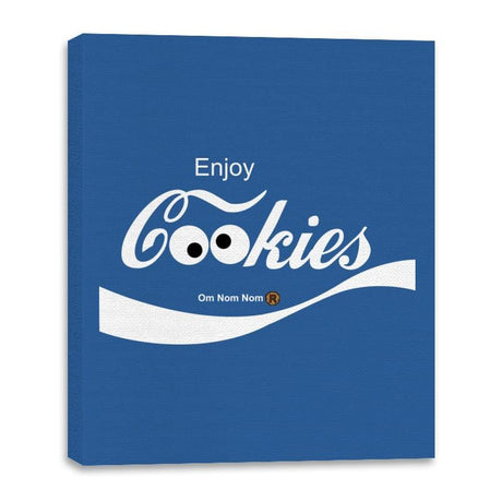 Enjoy Cookies - Canvas Wraps Canvas Wraps RIPT Apparel 16x20 / Royal