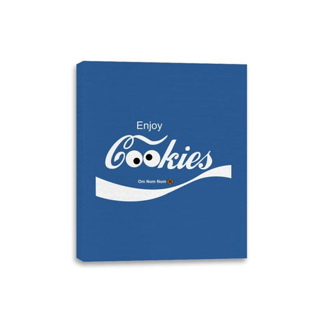 Enjoy Cookies - Canvas Wraps Canvas Wraps RIPT Apparel 8x10 / Royal