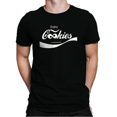 Enjoy Cookies - Mens Premium T-Shirts RIPT Apparel Small / Black