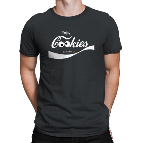 Enjoy Cookies - Mens Premium T-Shirts RIPT Apparel Small / Heavy Metal