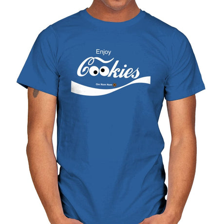 Enjoy Cookies - Mens T-Shirts RIPT Apparel Small / Royal