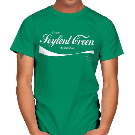 Enjoy Soylent - Mens T-Shirts RIPT Apparel Small / Kelly