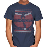 Enter the 25th of December - Ugly Holiday - Mens T-Shirts RIPT Apparel Small / Navy